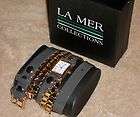 La Mer Collections Womens Gold Egyptian Chain Wrap Watch Gray Patent**