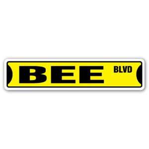  BEE Street Sign bumble honey insect pollen pollination 