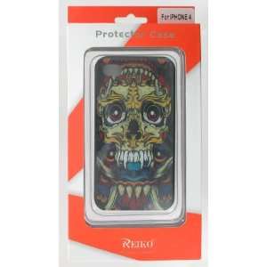  3D Style (Skull) Hard Plastic Case Cover for iPhone 4 