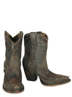   Charlie 1 Horse Chocolate Pee Wee Womens Cowboy Boots I4934  