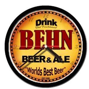  BEHN beer and ale cerveza wall clock 