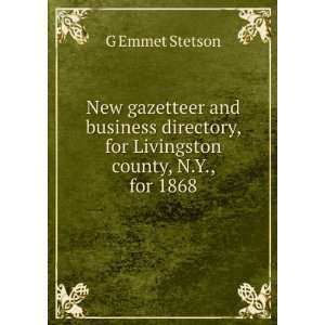  New gazetteer and business directory, for Livingston 