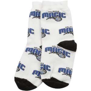   NBA Orlando Magic Toddler White Allover Crew Socks