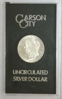 1880 CC Morgan Silver Dollar   CARSON CITY  GSA  