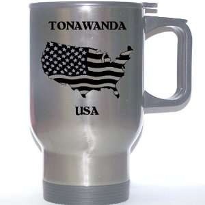  US Flag   Tonawanda, New York (NY) Stainless Steel Mug 