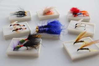   Lures Dry Fly Fishing Flies Hook Hooks Lure Tackle WITH BOX E  