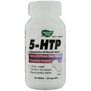 Natures Way 5 HTP with B 6 and Vitamin C (Natural Griffonia Bean 