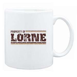 New  Property Of Lorne Retro  Mug Name 