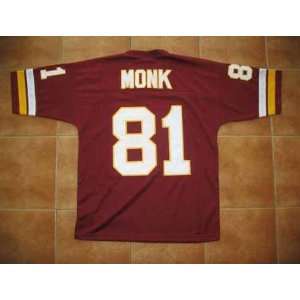  Washington Redskins #81 Monk Red Jerseys Authentic Football Jersey 