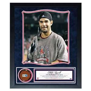 Mike Lowell World Series MVP Mini Dirt Collage World Series Edition 