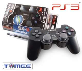 WIRELESS TOMEE SX 3 BLACK CONTROLLER 2.4GHz FOR PS3  