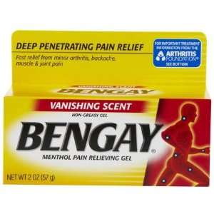  Bengay Menthol Pain Relieving Gel, Non Greasy Vanishing 