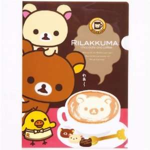  Rilakkuma bear A4 plastic file folder coffee mug Toys 