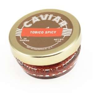 Markys Tobiko Spicy, Capelin Sushi Caviar   1 oz  Grocery 