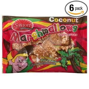 Savion Marshmallow, Toasted Coconut, Passover, 5 Ounce (Pack of 6 