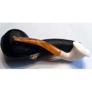 Meerschaum Smoking Pipe   Abstract Free Hand Contemporary Shaped Bowl 
