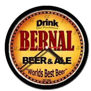  BERNAL beer and ale cerveza wall clock 