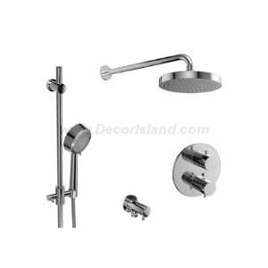Riobel KIT#3TMBN Â½ Thermostatic system with hand shower rail and 