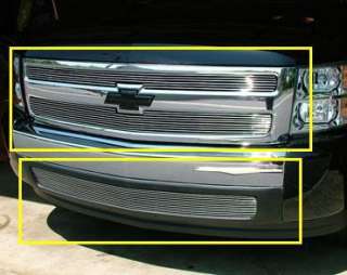 07 11 Chevy Silverado 1500 Up Low Combo Billet Grille  