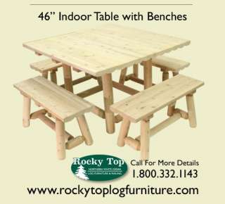 wide variety of log furniture. Visit our store to find other styles 