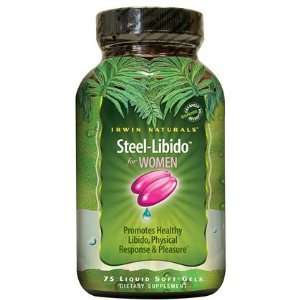 Irwin Naturals Steel Libido for Women Softgels, 75 ct (Quantity of 2)