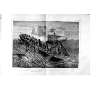 1873 Collision Ville Du Havre Loch Earn Azores Ships 