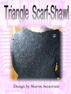    Scarf Shawl Crochet Pattern by Sharon Santorum  NOOK Book (eBook