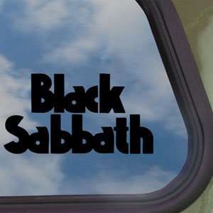 Black Sabbath Black Decal Ozzy Metal Band Window Sticker 