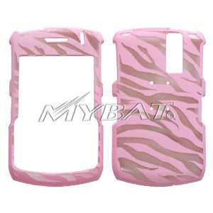 Blackberry 8300, 8310, 8330 Illusion Zebra Skin (Pink) Phone Protector 