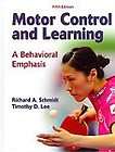 motor control and learning by richard a schmidt timothy d