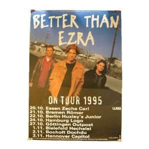  Better Than Ezra 1995 Tour Poster Band Shot Concert 