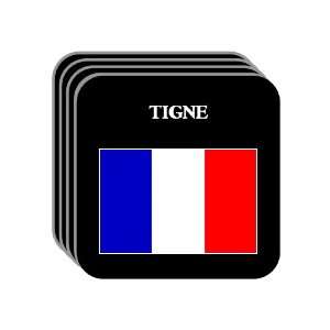  France   TIGNE Set of 4 Mini Mousepad Coasters 
