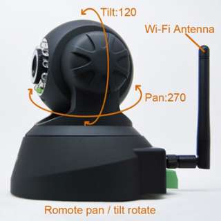   CCTV WiFi Wireless Pan/Tilt IR Security IP Camera Video +Audio