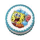Sponge Bob Bubbles Edible Cake Image Birthday Party NIP