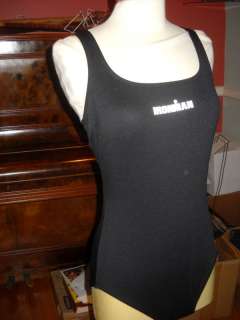 IRONMAN Womens Bathing Suit Tank BLACK 8 SWIM LINED  