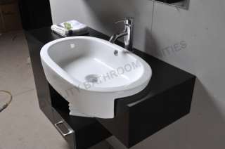 Modern Contemporary Single Sink Bathroom Vanity 39.5  