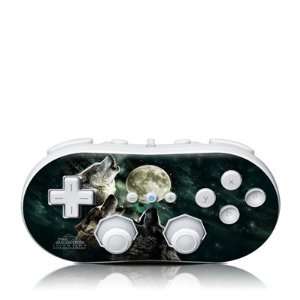  Three Wolf Moon Design Skin Decal Sticker for the Wii 