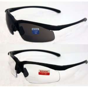  Two Pairs of Apex 1.5 Bifocal Safety Glasses, One Pair 