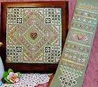   Flowers Hardanger & Specialty Cross Stitches Chart Sampler Lacey Thre
