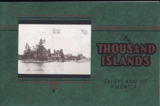 Thousand Islands N.Y. view book old photos steamers map  