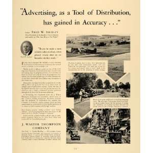  1930 Ad J Walter Thompson Advertising Fred W Shibley 