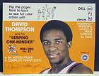 1977 78 NBA Dell Flipbook David Thompson Nuggets NEW