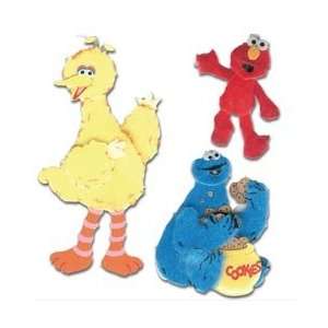   Sticker   Group Furry Elmo/Big Bird/Cookie Arts, Crafts & Sewing
