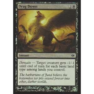  Drag Down FOIL (Magic the Gathering  Conflux #42 Foil 