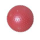 Spikes Massage Red Rubber Fitness Ball for Yoga Gym Body Exercise