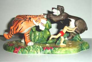   Doulton Disney Jungle Book Run Mowgli Tiger Bear Limited Edition New