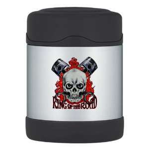  Thermos Food Jar King of the Road Skull Flames and Pistons 