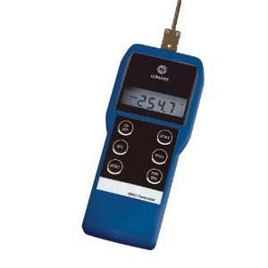 Waterproof thermocouple thermometer, single input  