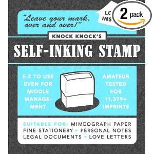 Knock Knock Crap Self Inking Stamp (Pack of 2)