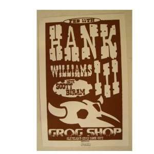   Hank Williams The Third Poster Concert lll Scott Biram